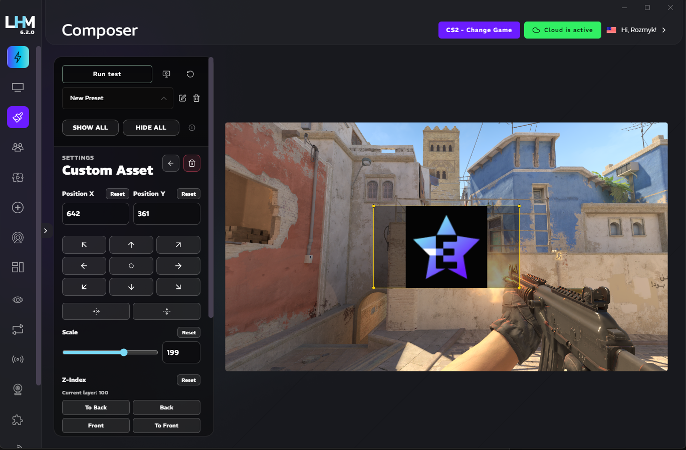 HUD Composer custom assets