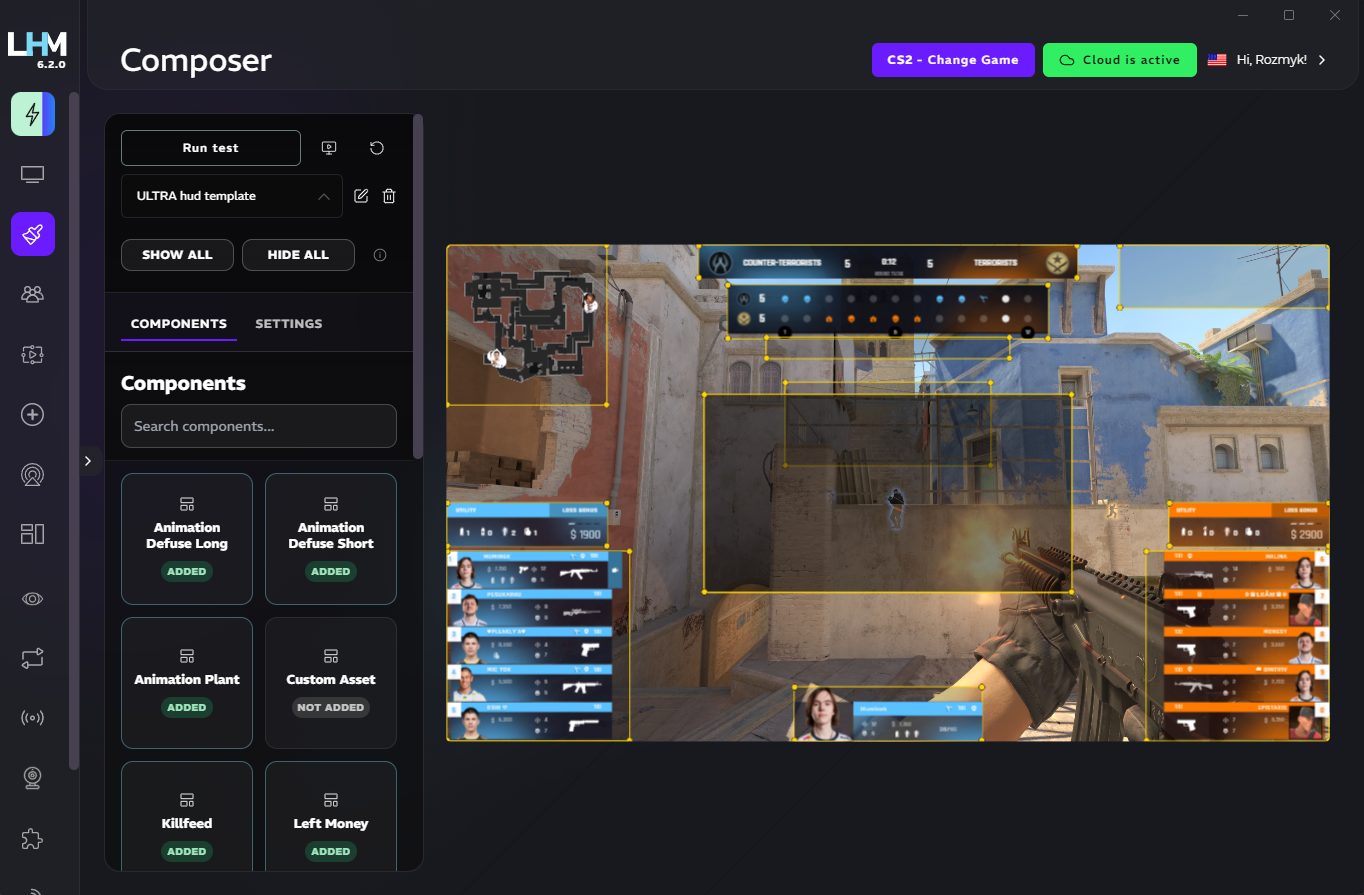 HUD Composer for CS2 preview